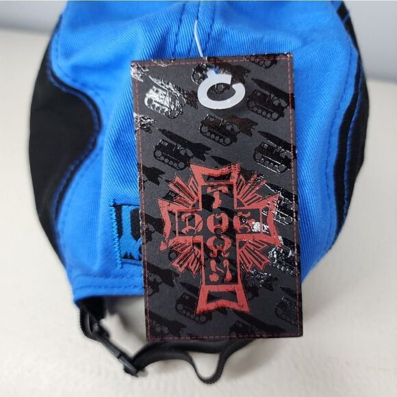 DOGTOWN Skateboard Official Gear Trucker HAT CAP Adjustable Back NWT Blue/Black - Picture 6 of 6